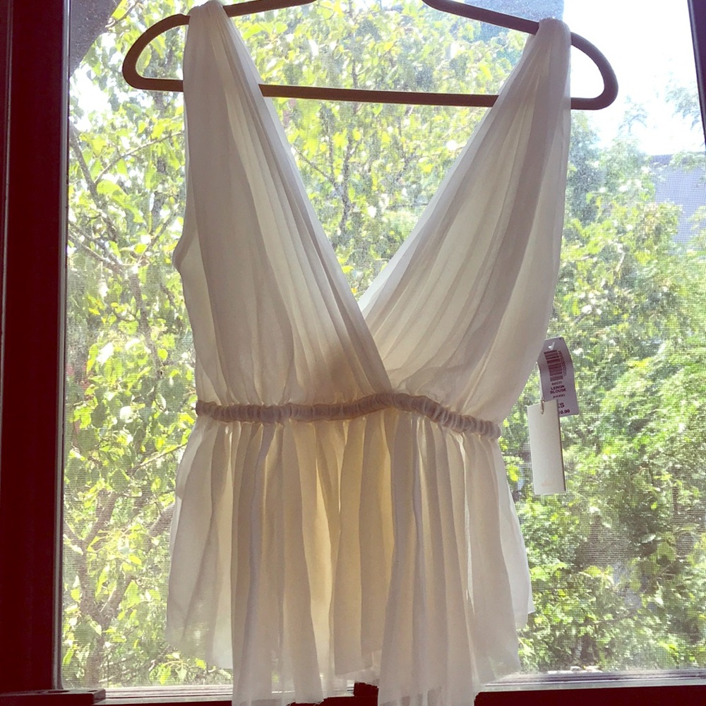 Aritzia ivory top